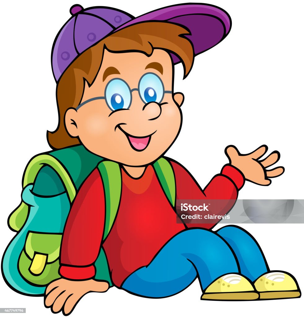 Image with school boy theme 3 Image with school boy theme 3 - eps10 vector illustration. 2015 stock vector