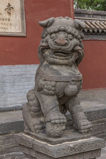 istock Chinese guardian lions outside Huayan Temple 467750652