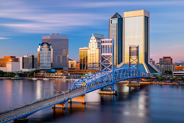 Jacksonville, Florida, USA downtown city skyline.