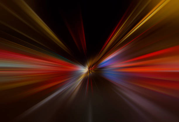 istock car lights on highway by night,abstract light speed trace 467752016