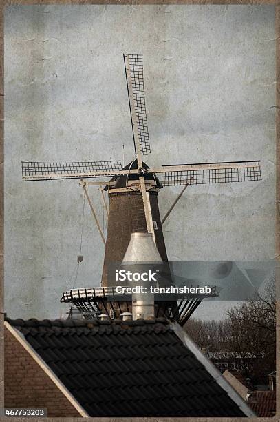 Vintage Photo Of Aged Buildings In Amsterdam Country Stock Photo - Download Image Now