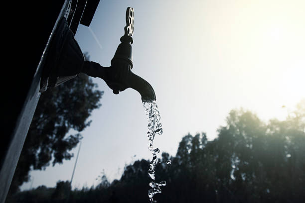 Outdoor Faucet low angle viewpoint