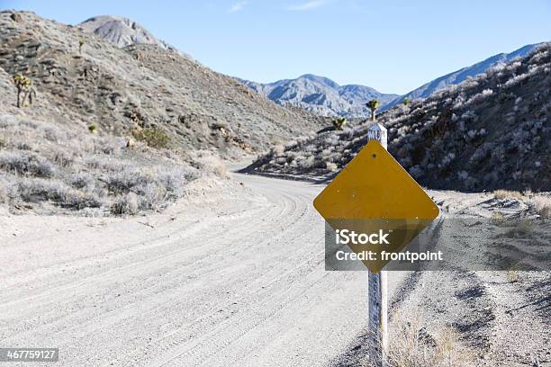 Blank Road Sign In The Desert Stock Photo - Download Image Now - 2000-2009, 21st Century, Blank