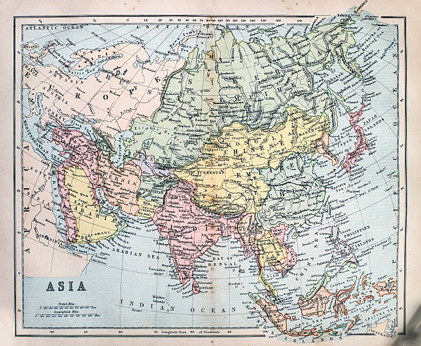 istock Antique Map of Asia 467761163