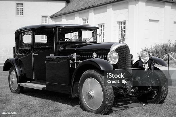 Voisin C11 Chartreuse Classic Car In Black And White Stock Photo - Download Image Now