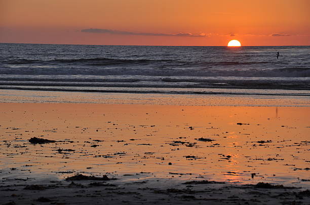 istock Sunset over the Pacific Ocean at Cardiff State Beach, California 467767400