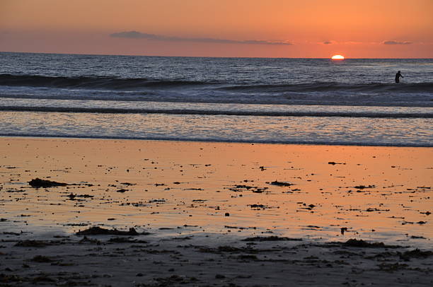 istock Sunset over the Pacific Ocean at Cardiff State Beach, California 467767692