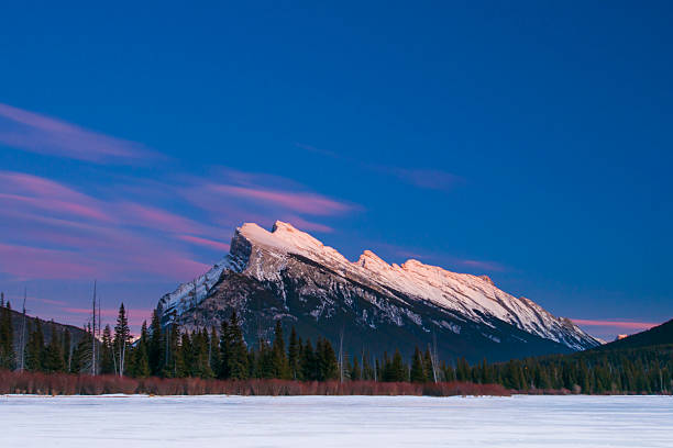istock Winter at night, Banff National Park 467768178