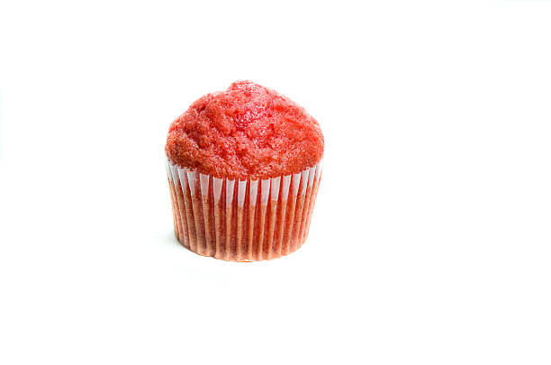 istock tasty muffin cakes, isolated on white 467768568
