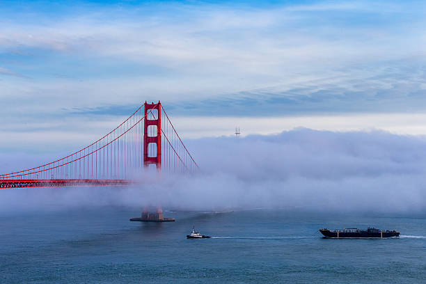 istock Golden Gate Bridge with low fog, San Francisco 467769536