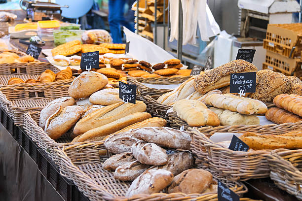 istock Selling bread on the Dutch market, the Netherlands 467769764