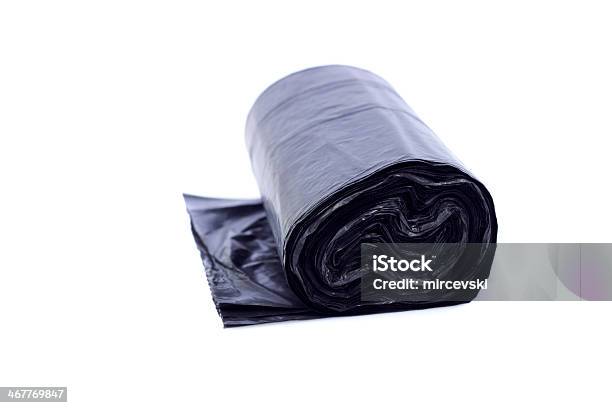 Trash Bags Stock Photo - Download Image Now - Bag, Black Color, Close-up