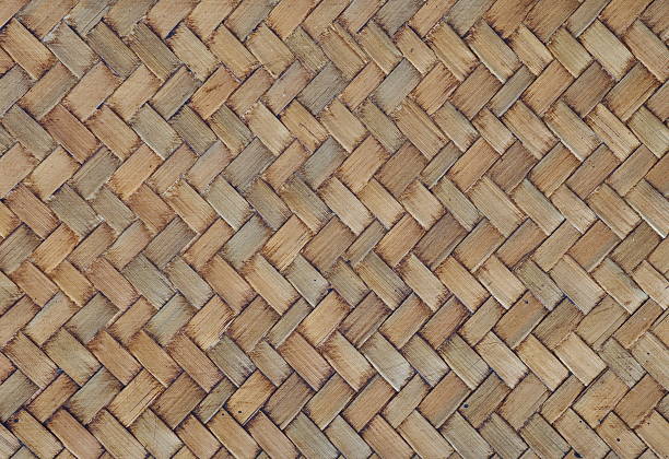 istock Texture and seamless background of bamboo mat 467769928