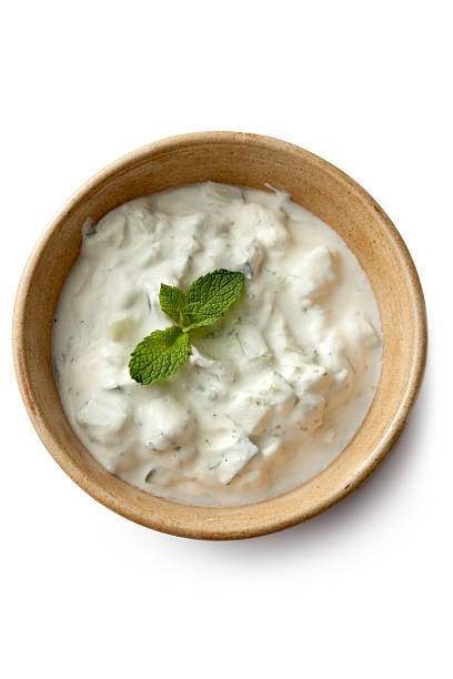 Middle Eastern: Tzatziki More Photos like this here... tzatziki stock pictures, royalty-free photos & images