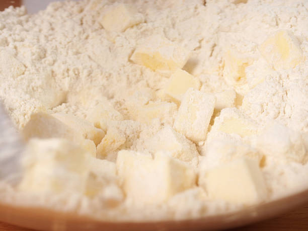 istock Stir diced butter to coat in flour 467772668
