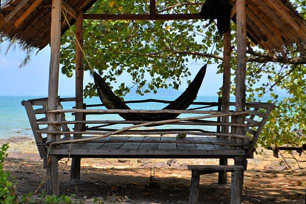 istock Tropical beach hut in Thailand 467774740