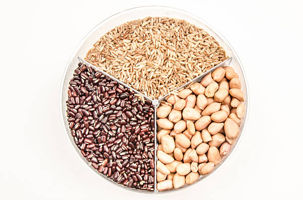 istock Coarse food grain：Red rice, red beans and peanuts. 467777049