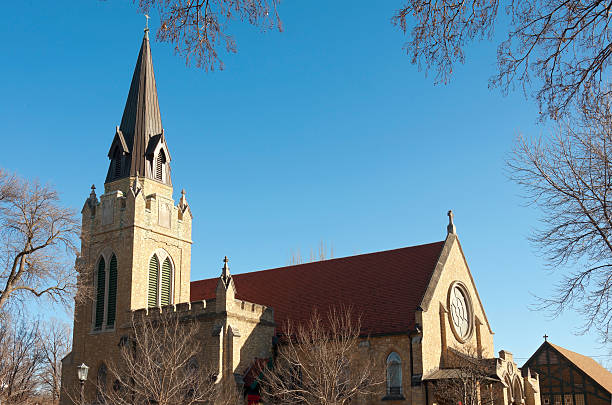 istock Church Steeple and Nave in Saint Paul 467777534