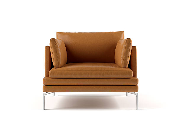 brown stuhl - armchair stock-fotos und bilder