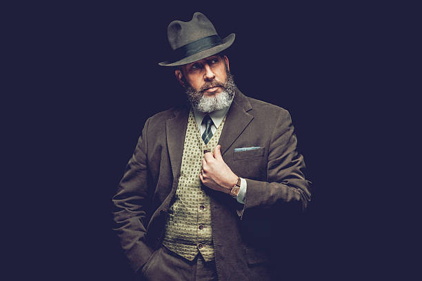 istock Goatee Man in Formal Wear Looking to the Right 467781796