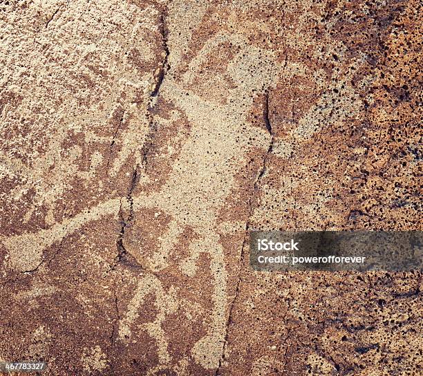 Pictograma Humanosmonumento Nacional Del Petroglifo Foto de stock y más banco de imágenes de Aire libre