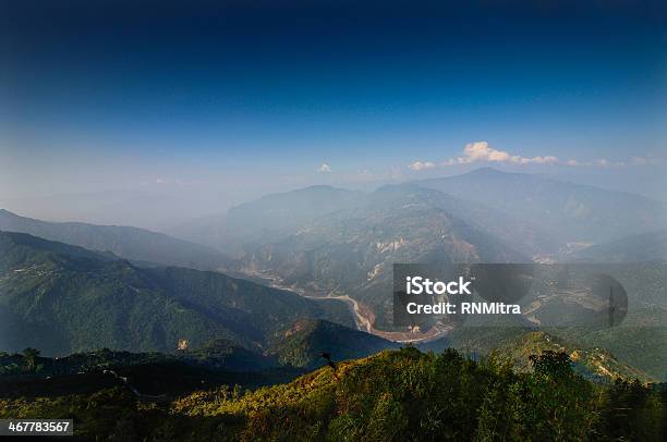 Ramitey Ver Ponto Sikkim Índia - Fotografias de stock e mais imagens de Admirar a Vista - Admirar a Vista, Ao Ar Livre, Azul