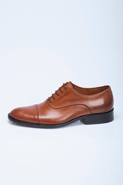 istock Brown Leather Male Shoe 467789179