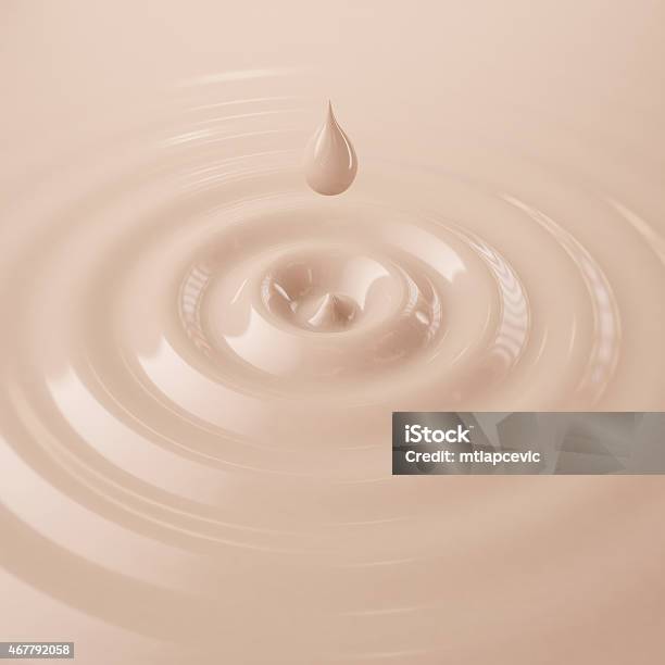 Liquid Powder Splash Stock Photo - Download Image Now - Foundation Make-Up, Liquid, Stability