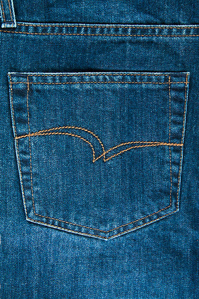 Blue jeans stock photo