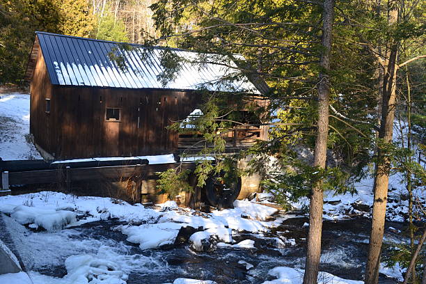 istock Old Pioneer Mill in Winter 467800798