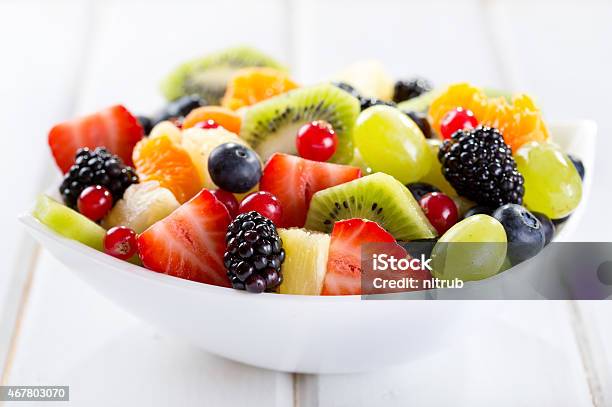 Fruit Salad Stock Photo - Download Image Now - Salad, Freshness, Fruit