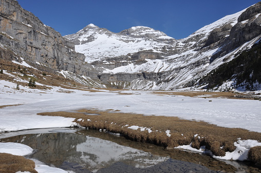 Snow in the Ordesa and Monte Perdido National Park