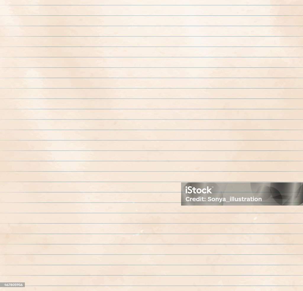 Textured Line Paper Lined Paper Texture Stock Illustration - Download Image Now - 2015 ...