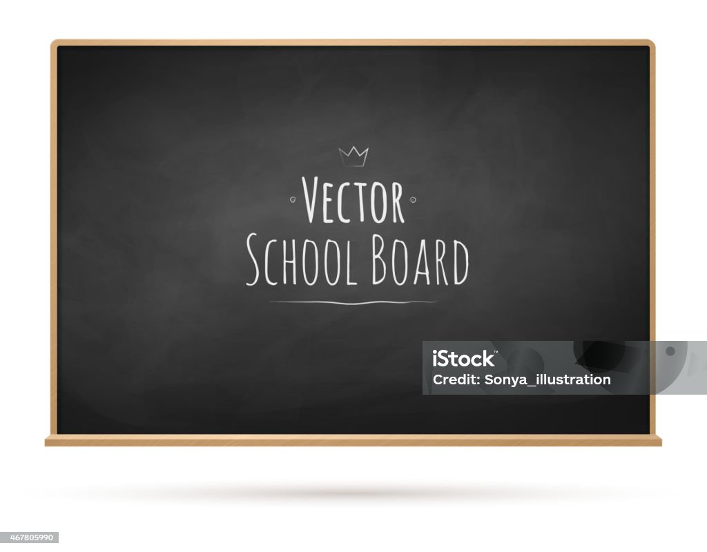 Chalkboard Vector Chalkboard Stock Illustration - Download Image Now - 2015, Abstract ...