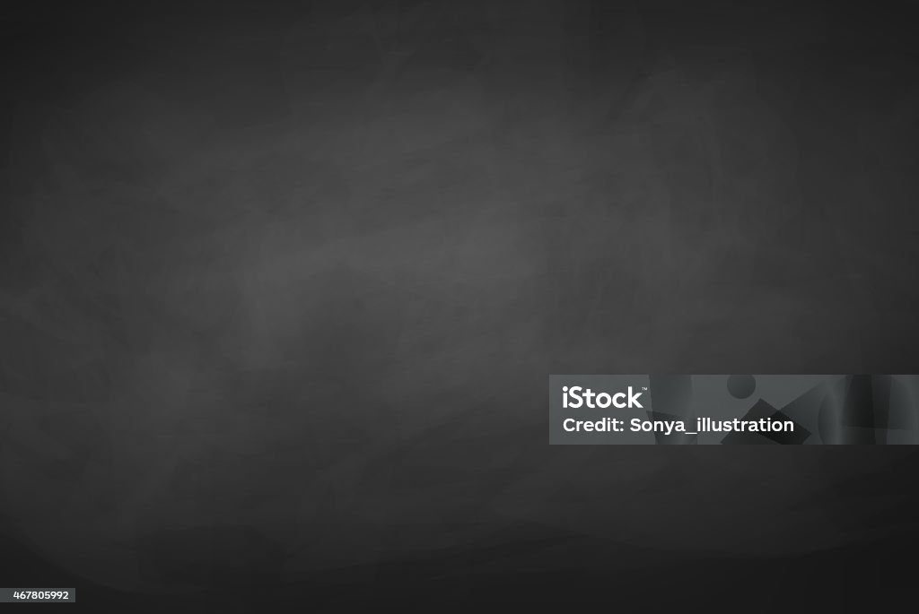 Black chalkboard background. Black chalkboard background.Vector texture. Chalkboard - Visual Aid stock vector