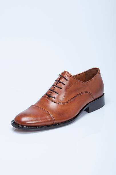 istock Brown Leather Male Shoe 467807129
