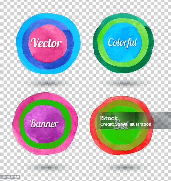 Hand Drawn Circles Stock Illustration - Download Image Now - 2015, Abstract, Acrylic Painting