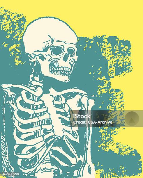 Ilustración de Skeleton y más Vectores Libres de Derechos de Embrujado - Embrujado, 2015, Arte Pop