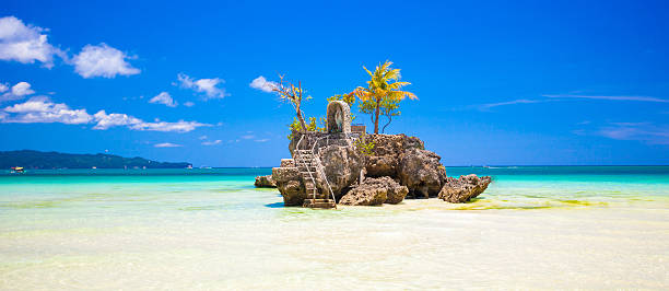istock Willy's rock on island Boracay, Philippines 467817026