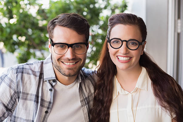 istock Cute couple smiling at camera 467820554