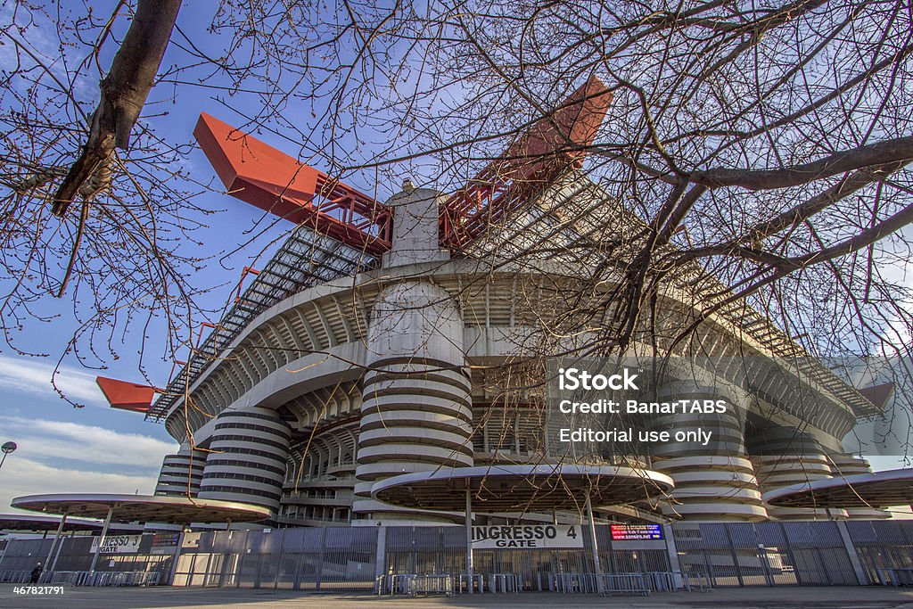San Siro-Stadion - Lizenzfrei AC Mailand Stock-Foto