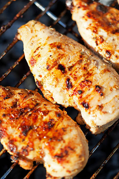istock Grilled chicken breast on barbeque 467824346