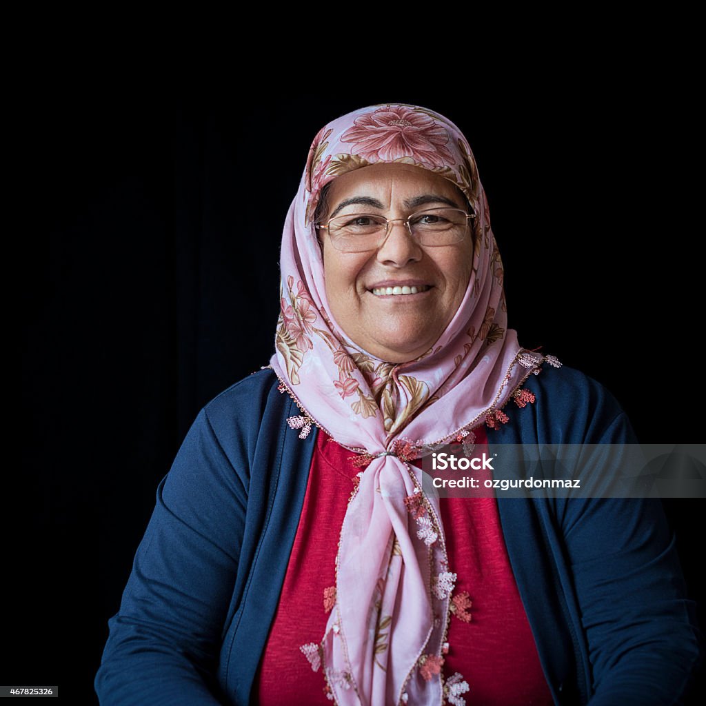 Türkische senior Frau Porträt - Lizenzfrei Alter Erwachsener Stock-Foto