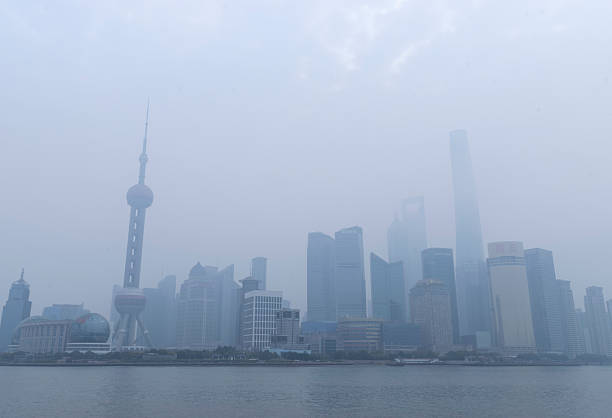 istock Morning in Lujiazui District,with haze 467826702