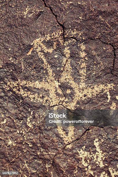 Star Osoba Piktogrampomnik Narodowy Petroglyph - zdjęcia stockowe i więcej obrazów Albuquerque - Stan Nowy Meksyk - Albuquerque - Stan Nowy Meksyk, Anasazi, Bez ludzi