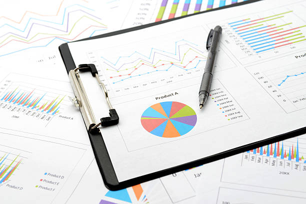 istock Business charts and pen 467828996
