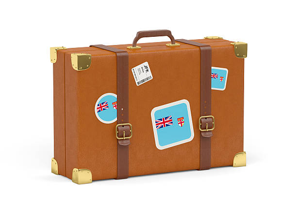 istock Suitcase with flag of fiji 467829224