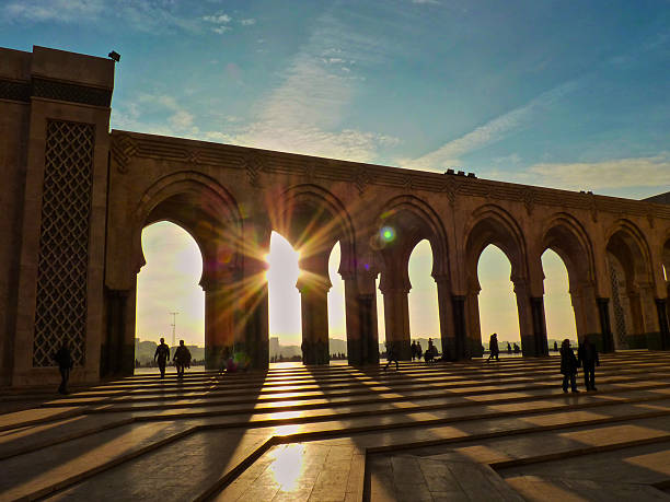 istock Sunset at Mosque Hassan II Casablanca Morocco 467831126