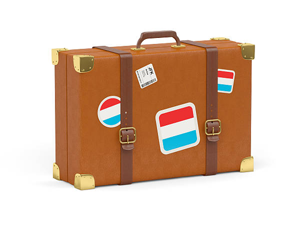 istock Suitcase with flag of luxembourg 467831512