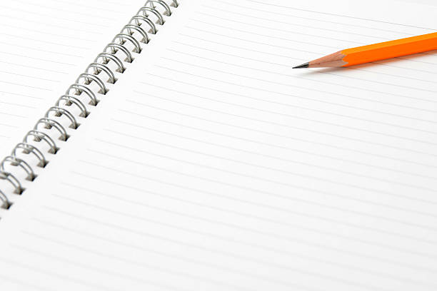 Note and pencil with textspace Educational concept, note and pencil with textspace 文章 stock pictures, royalty-free photos & images